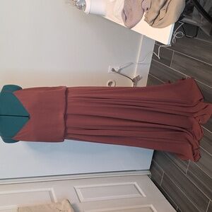 Jenny Yoo Bridesmaid Dress Inesse Hibiscus Formal Gown NEW Size 26